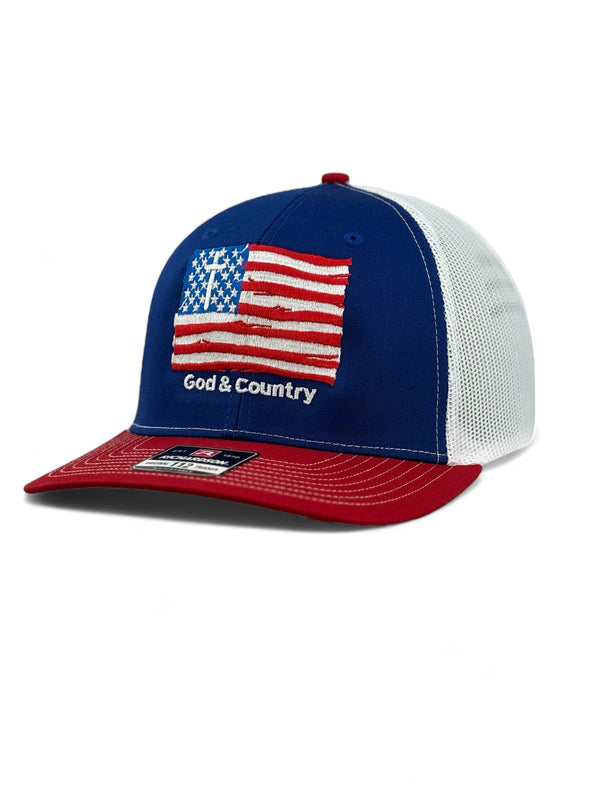 john-jacob God & Country trucker hat