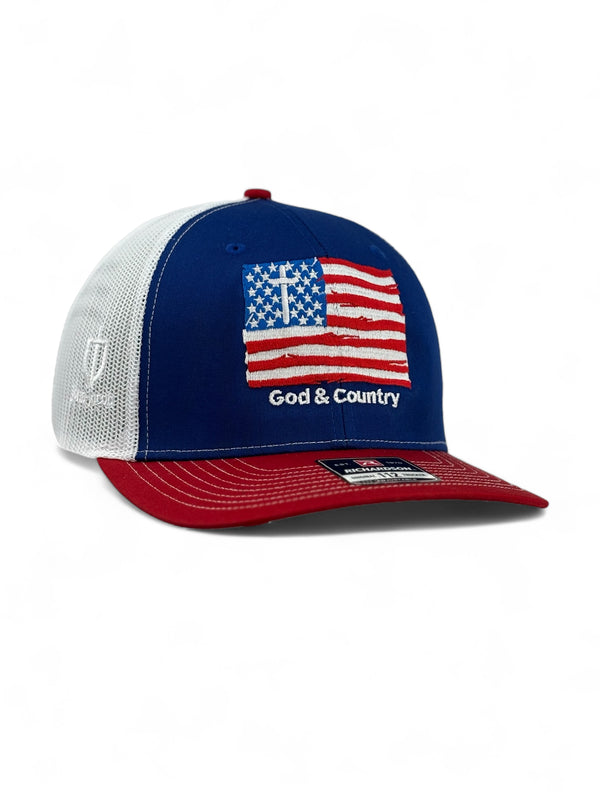 john-jacob God & Country trucker hat